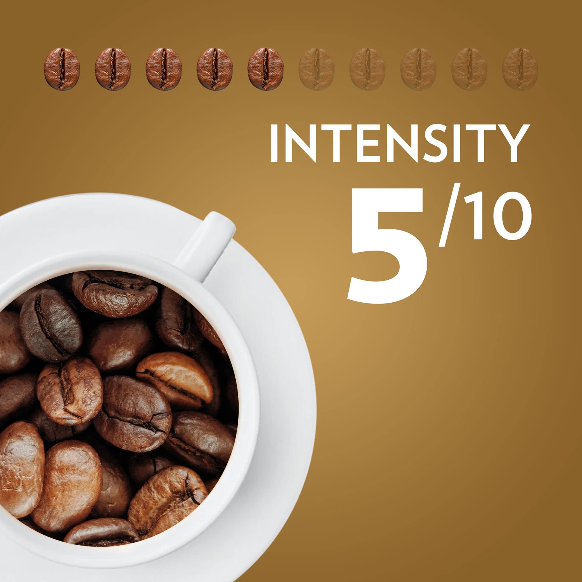 Lavazza Qualità Oro granos dentro de molino para molienda exacta