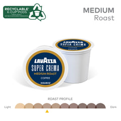 Lavazza cápsula insertada en cafetera Keurig, preparación rápida y sencilla