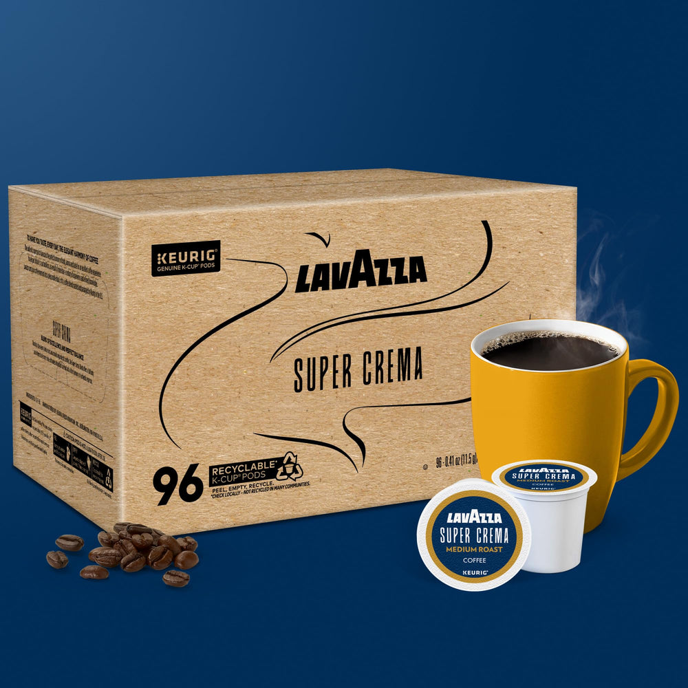 Lavazza lateral del embalaje con información del producto y origen