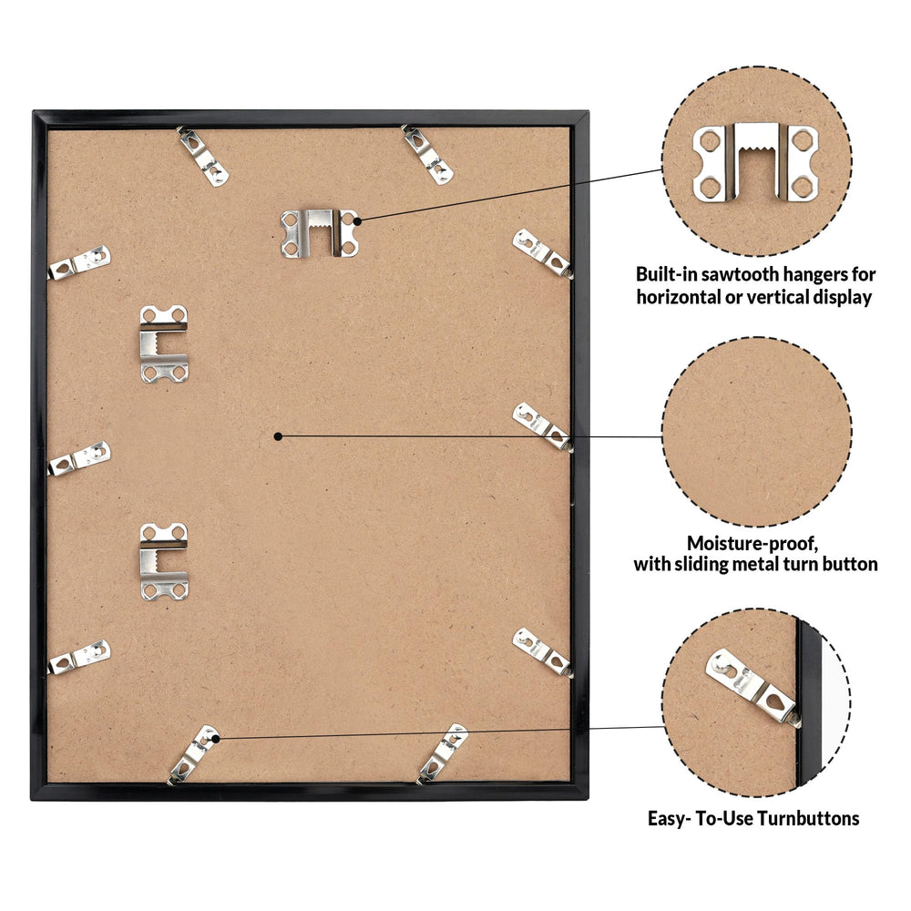 LaVie Home marco 20x30 colgado en salón que aporta un acento discreto