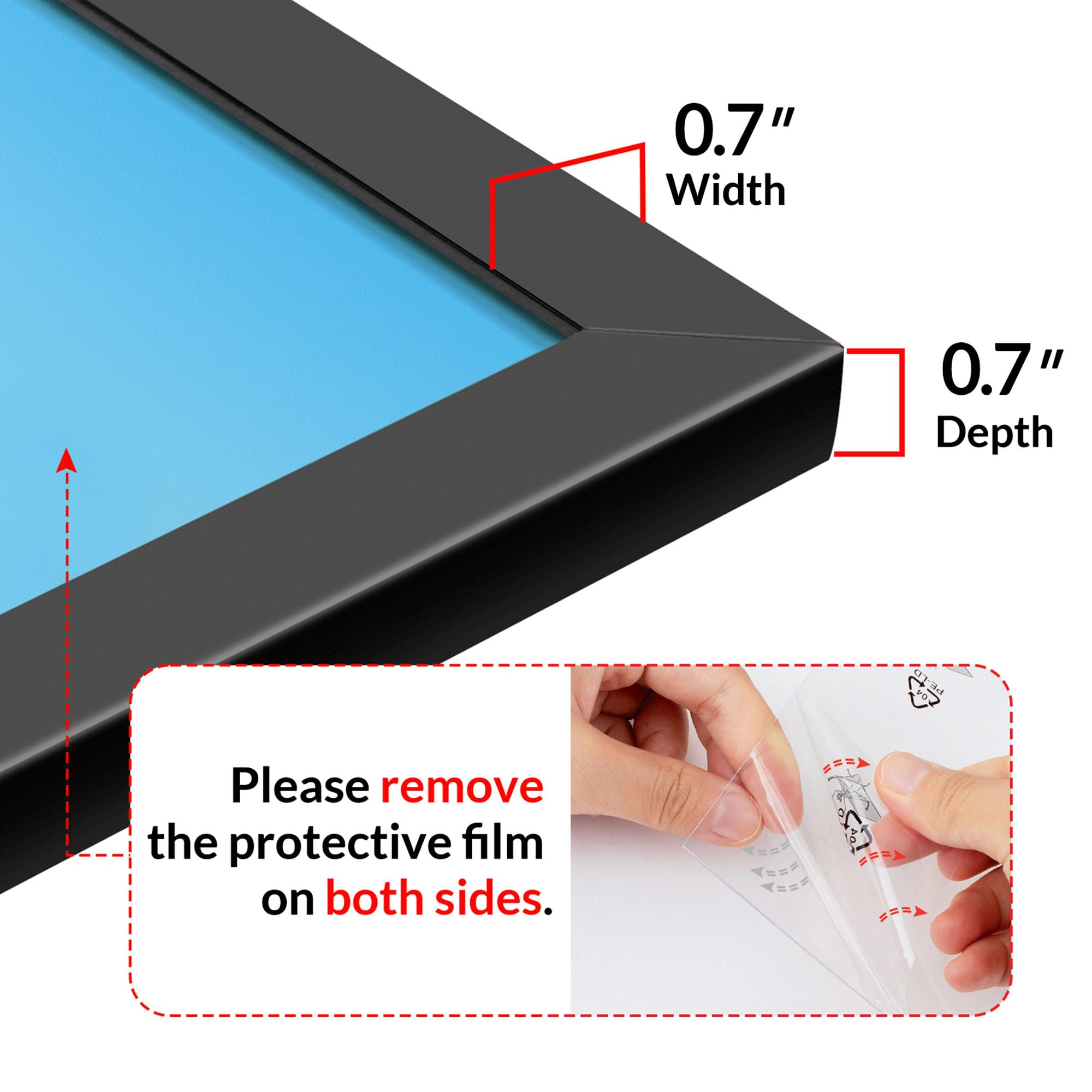 LaVie Home primer plano del plexiglas HD que mejora nitidez y evita roturas