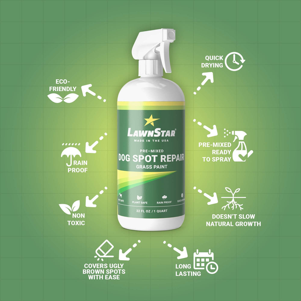 LawnStar producto en jardín mostrando resultado estético y natural