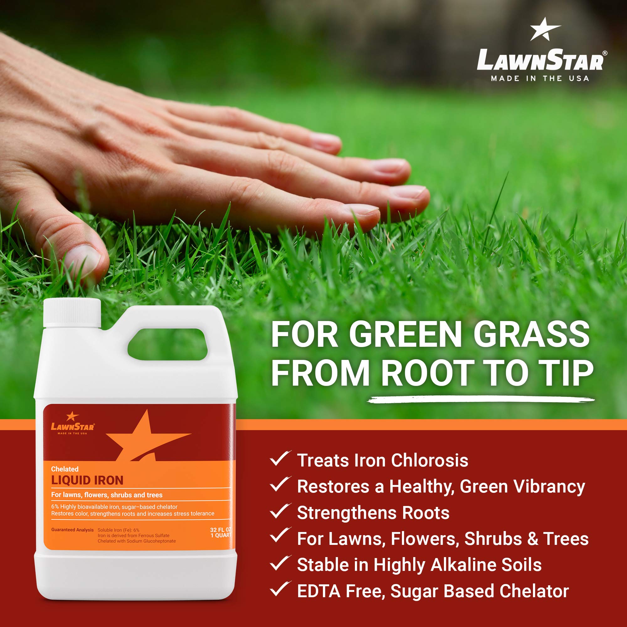 LawnStar riego radicular en maceta promoviendo raíces más fuertes y crecimiento sano