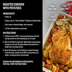 Lawry's etiqueta con información visible para uso en cocina profesional