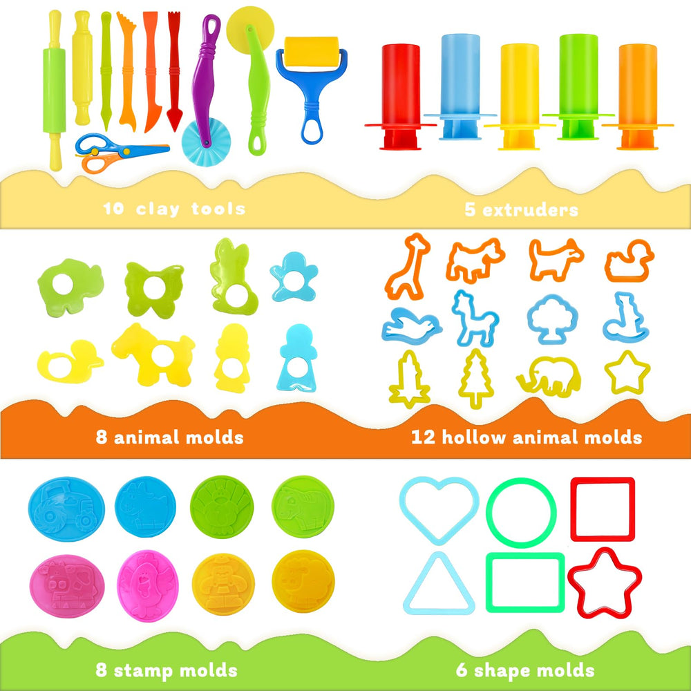 LCY WEDSHI moldes de animales que fomentan juego creativo y aprendizaje