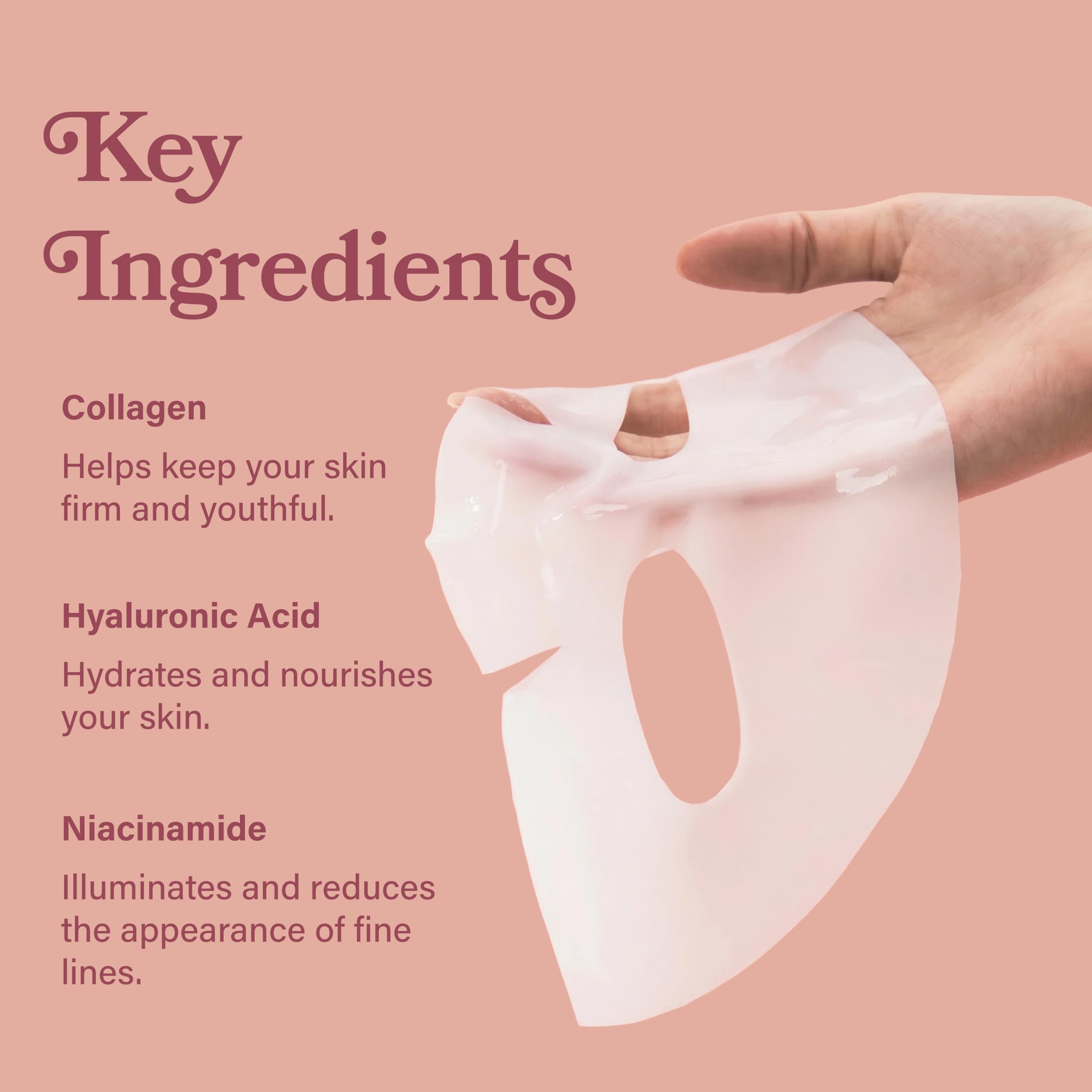 LE GUSHE mascarilla puesta en rostro durante la noche, confort y retención de activos