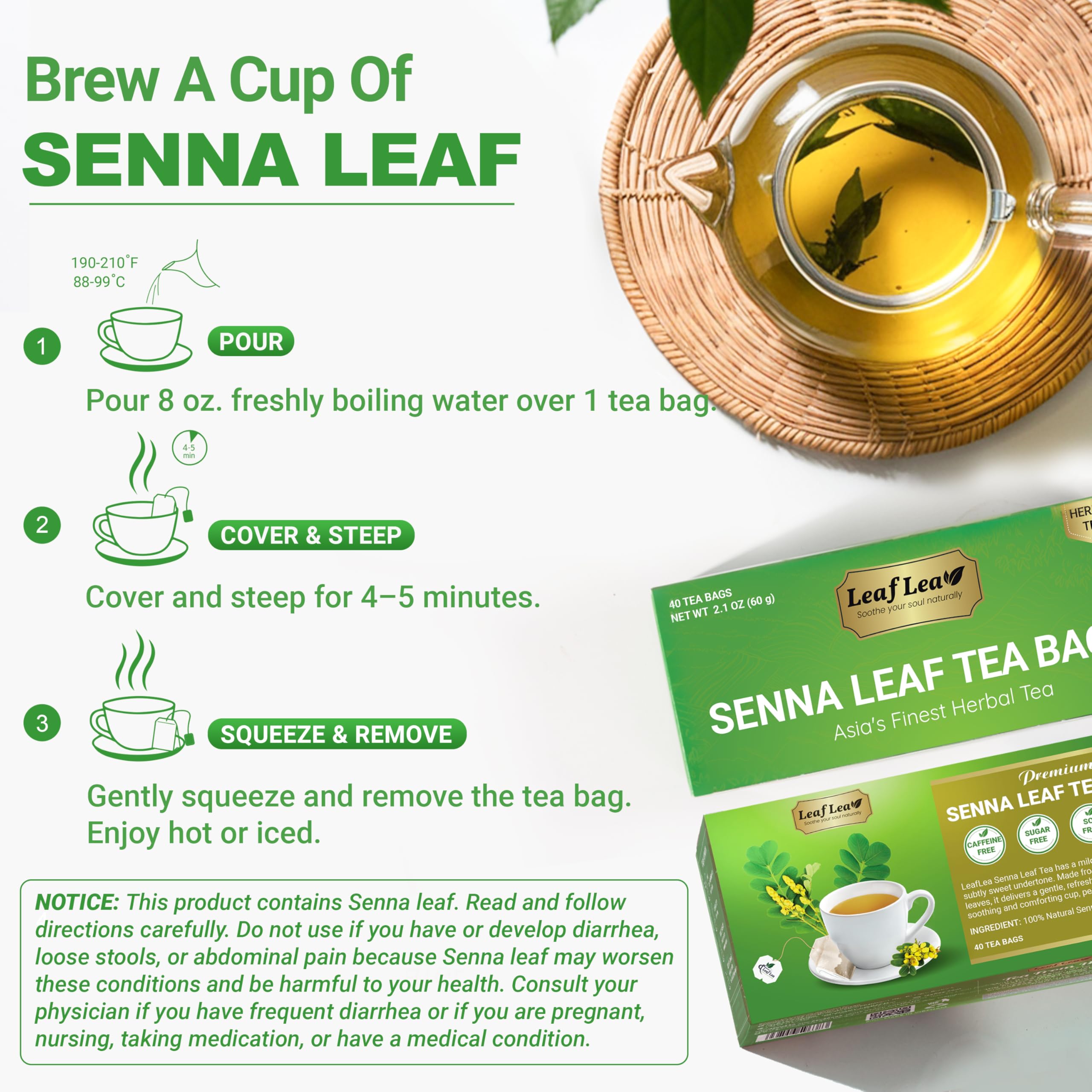 LeafLea producto en encimera de cocina evidenciando uso cotidiano