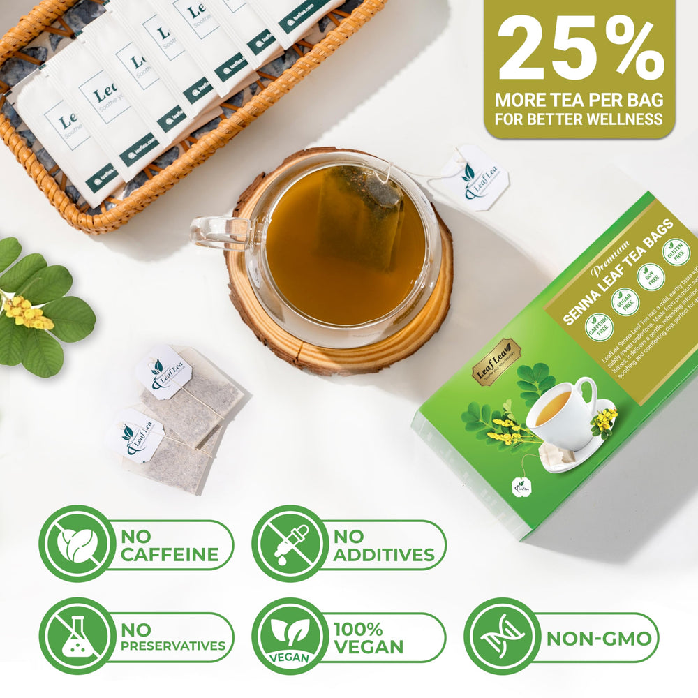 LeafLea bolsita junto a regla para comparar tamaño y porción precisa