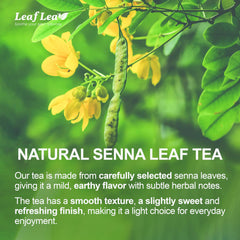 LeafLea hojas de senna secas cerca con textura natural y pureza visible