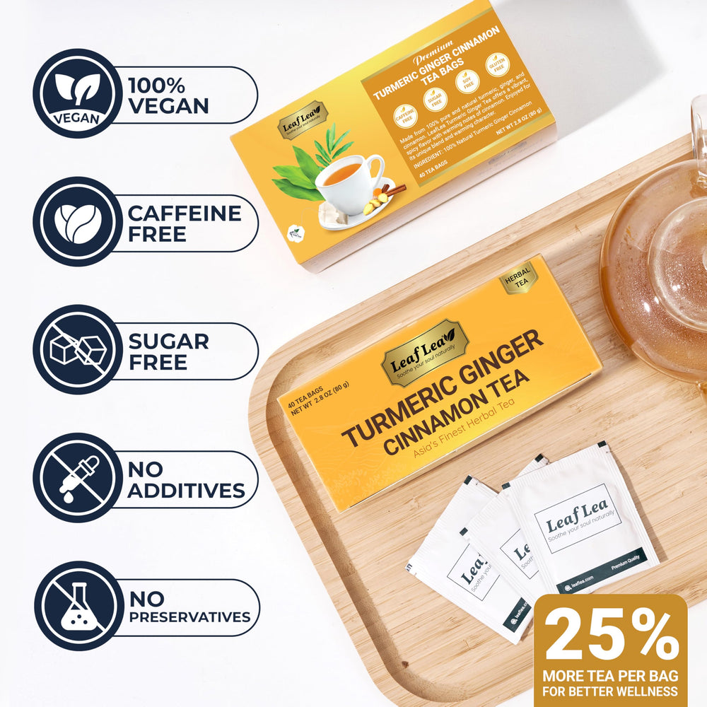 LeafLea té frío con hielo en vaso, opción refrescante y sin cafeína