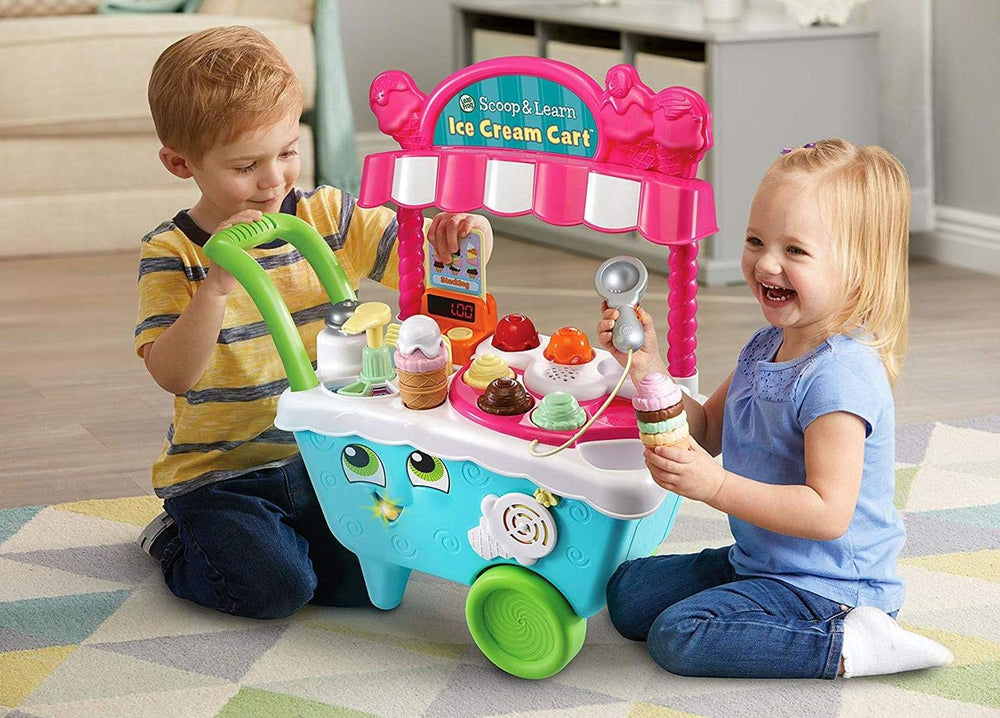 LeapFrog cajones abiertos con accesorios para mantener todo ordenado
