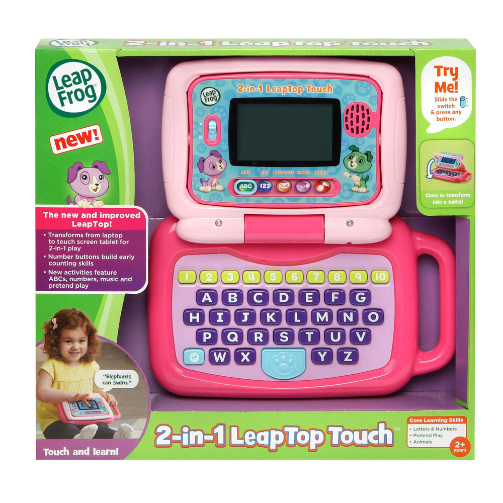 LeapFrog comparación de tamaño con manos de niño, escala adecuada para 2-5 años