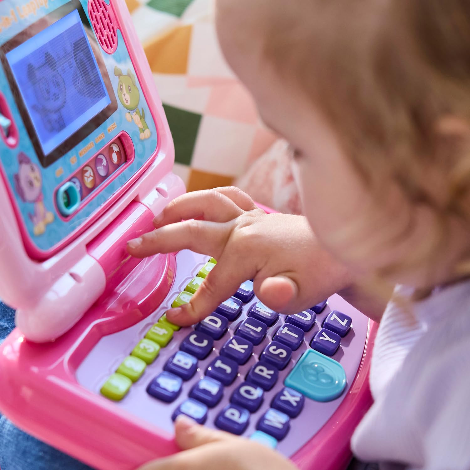 LeapFrog caja y etiqueta con características del producto, información clara
