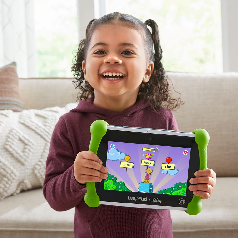 LeapFrog tablet mostrando catálogo de juegos y eBooks para ampliar contenidos
