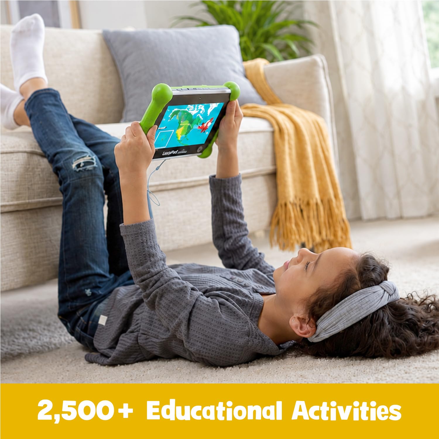 LeapFrog pantalla con apps educativas que facilita aprendizaje guiado adaptativo