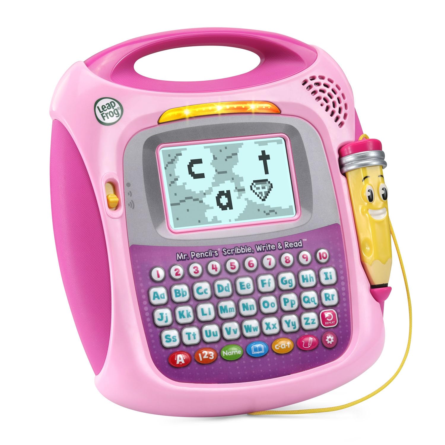 LeapFrog número convertido en objetos en pantalla ilustrando conteo visual y audio