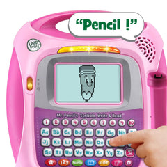 LeapFrog pantalla con animación de letra transformándose en animal para reforzar aprendizaje