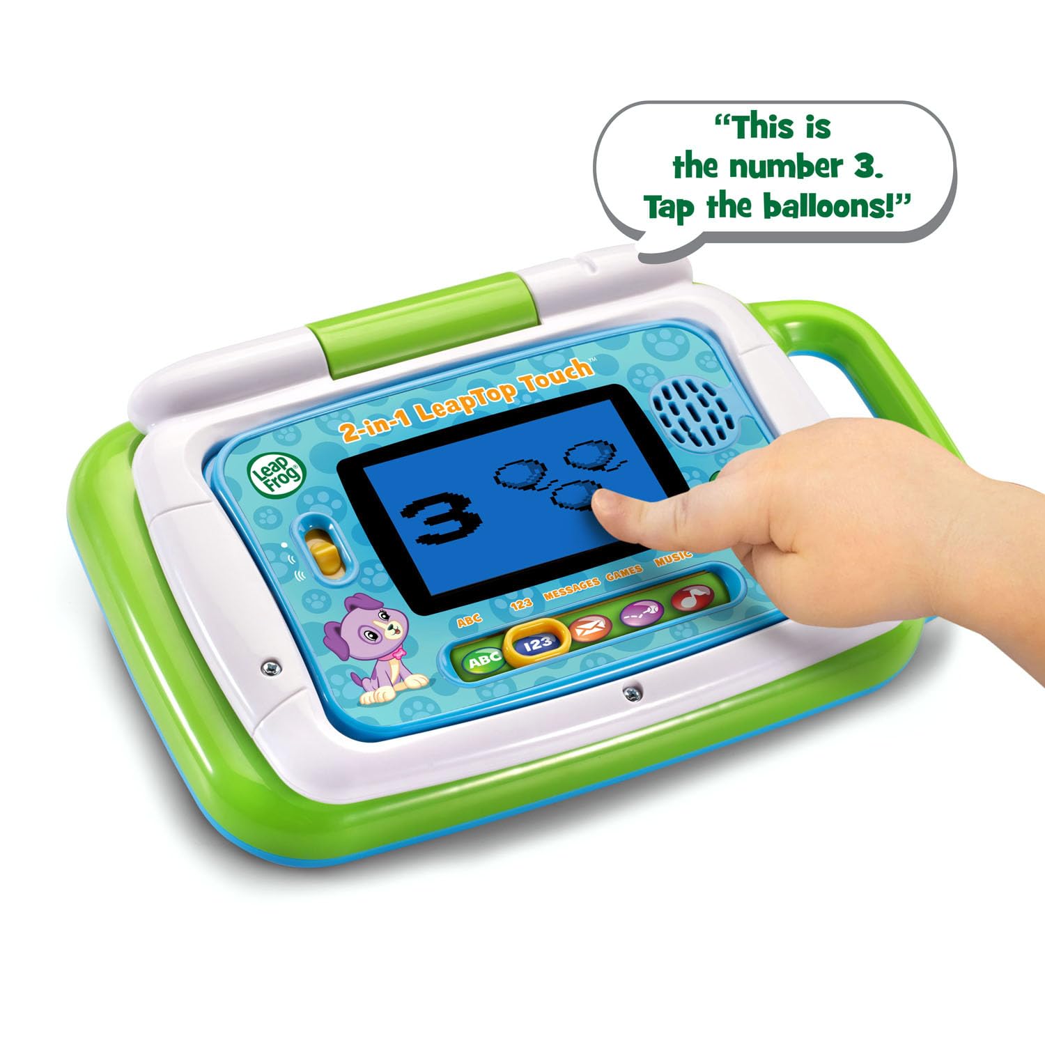 LeapFrog panel personalizable para practicar el nombre, fomenta aprendizaje personalizado