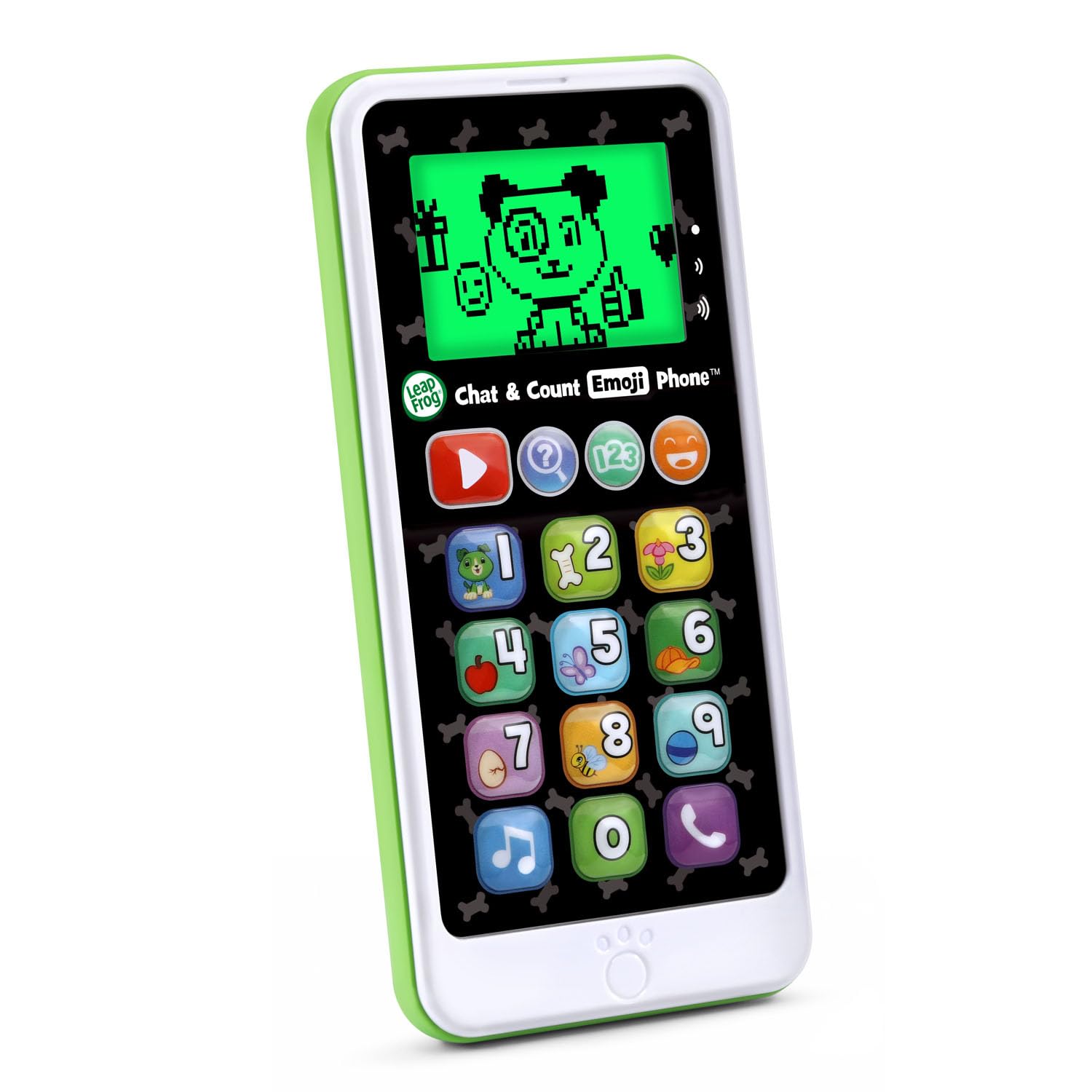 LeapFrog pantalla con animación de conteo, refuerzo visual del número