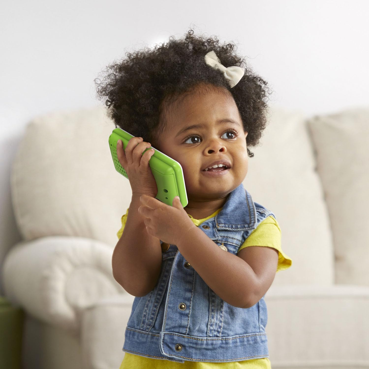LeapFrog comparación de tamaño con mano para entender dimensiones reales