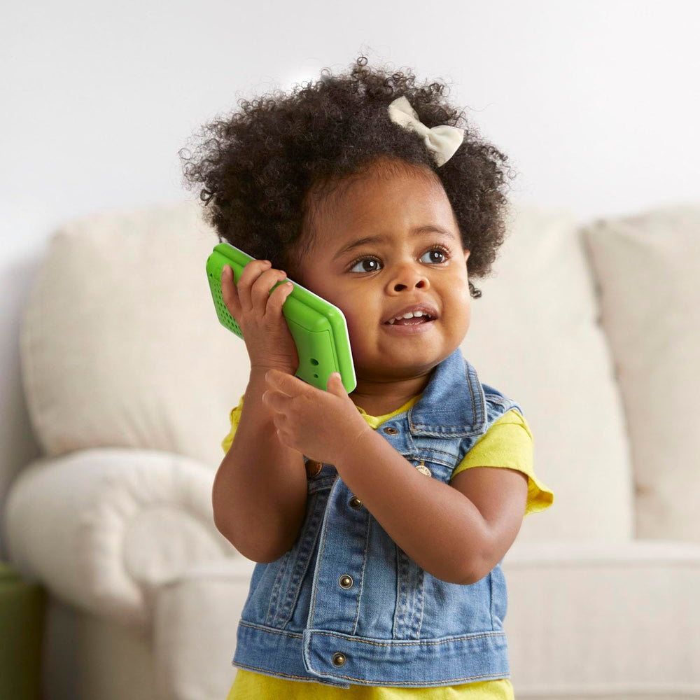 LeapFrog comparación de tamaño con mano para entender dimensiones reales