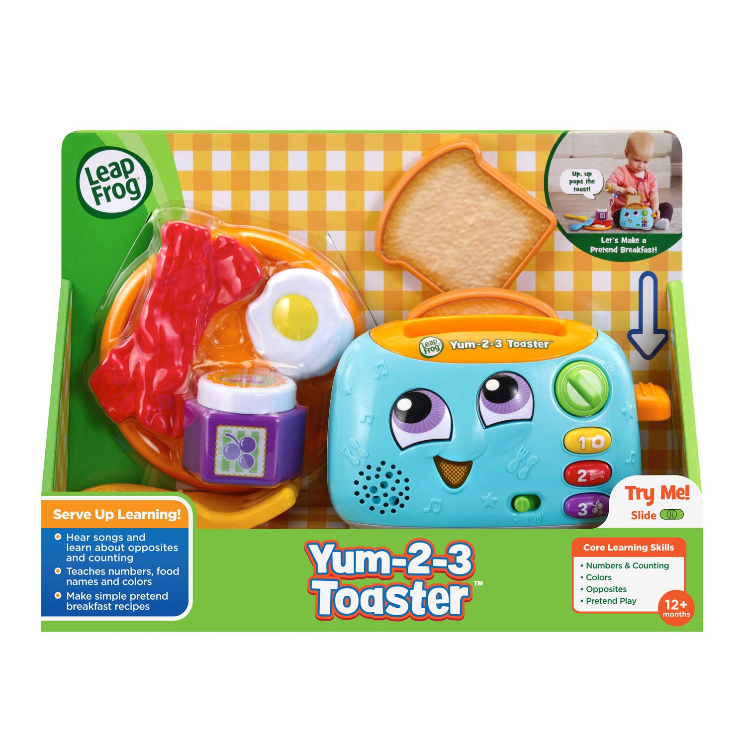 LeapFrog escena de juego con niño y adulto promoviendo aprendizaje compartido