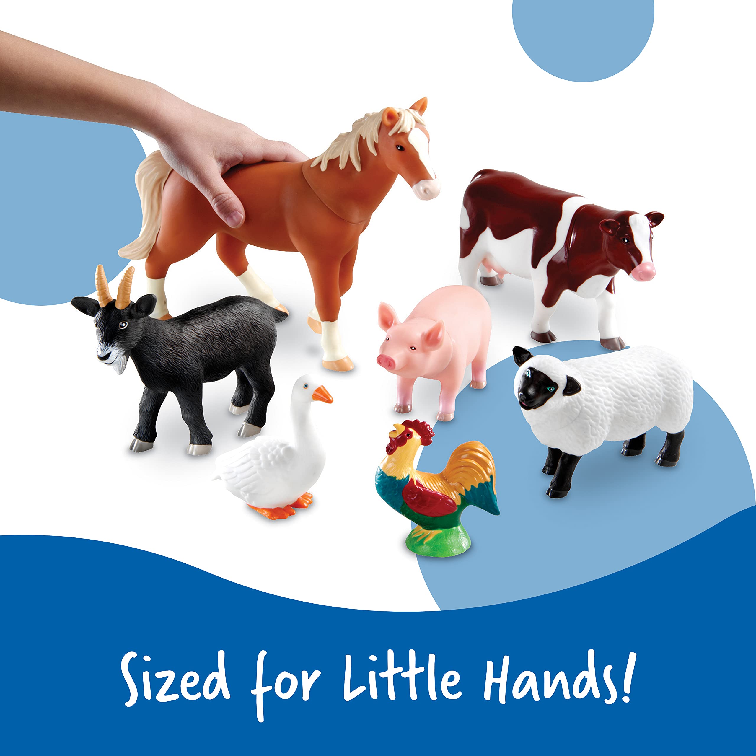 Learning Resources niños jugando en familia con animales para estimular lenguaje y juego social