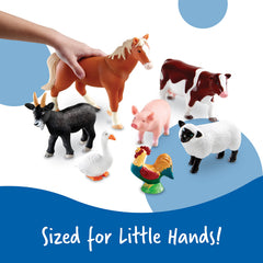 Learning Resources niños jugando en familia con animales para estimular lenguaje y juego social