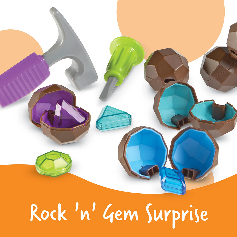 Learning Resources geoda abierta con gemas listas para actividades