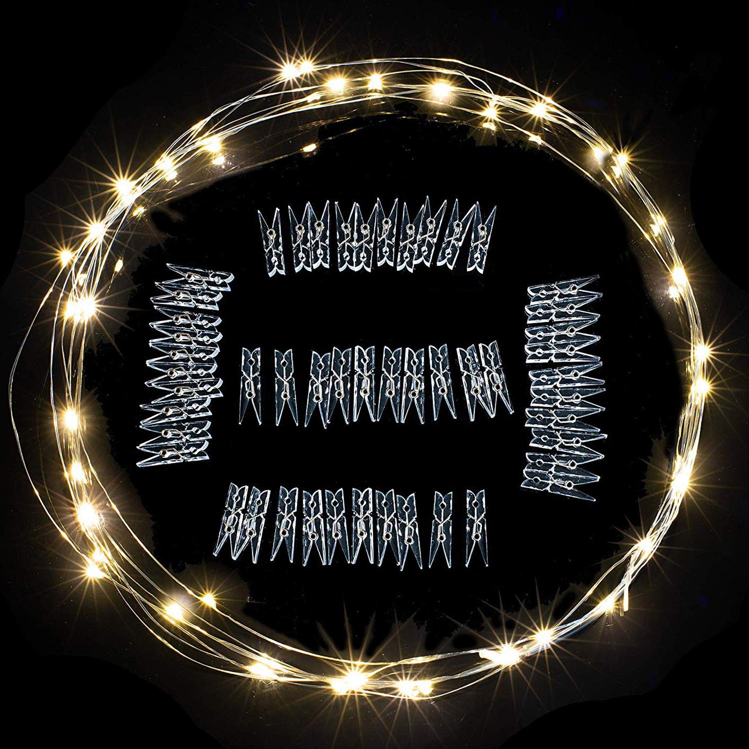 LECLSTAR luces dentro de jarrón como centro de mesa para eventos y bodas