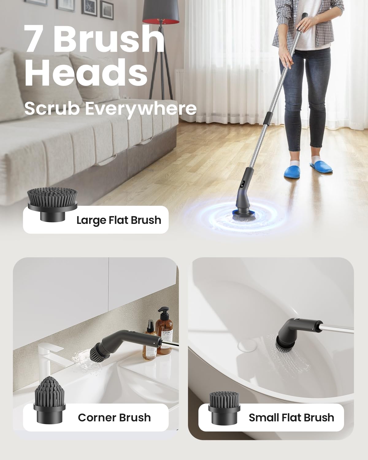 Leebein comparación con mano para escala, tamaño ergonómico y control