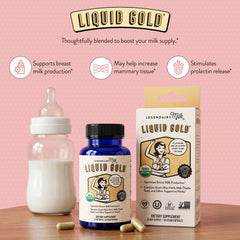 Legendairy Milk ingredients label close-up showing organic herb transparency