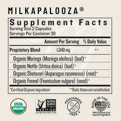 Legendairy Milk moringa leaves ingredient photo showing natural support