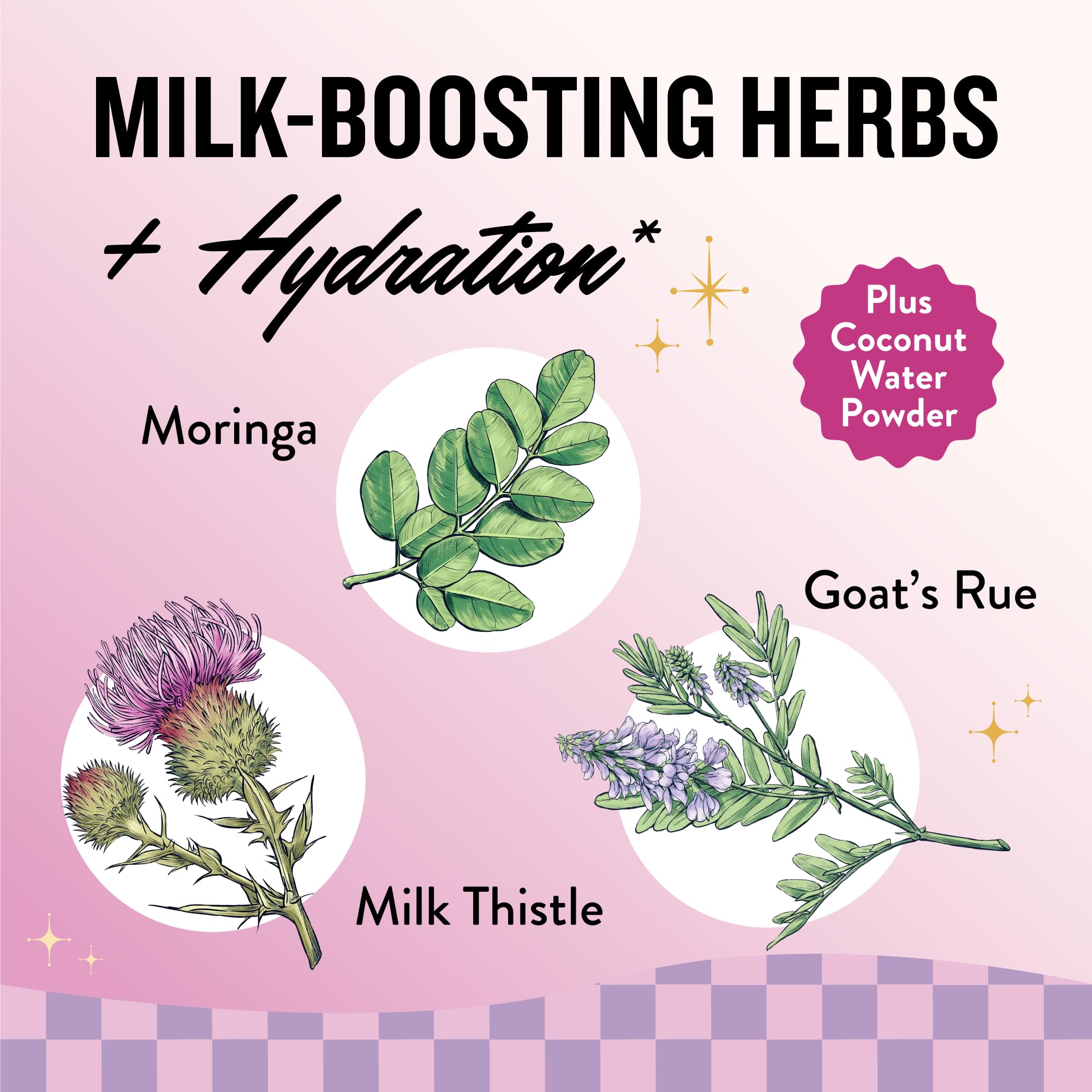 Legendairy Milk ingredientes moringa y goat's rue que apoyan lactancia