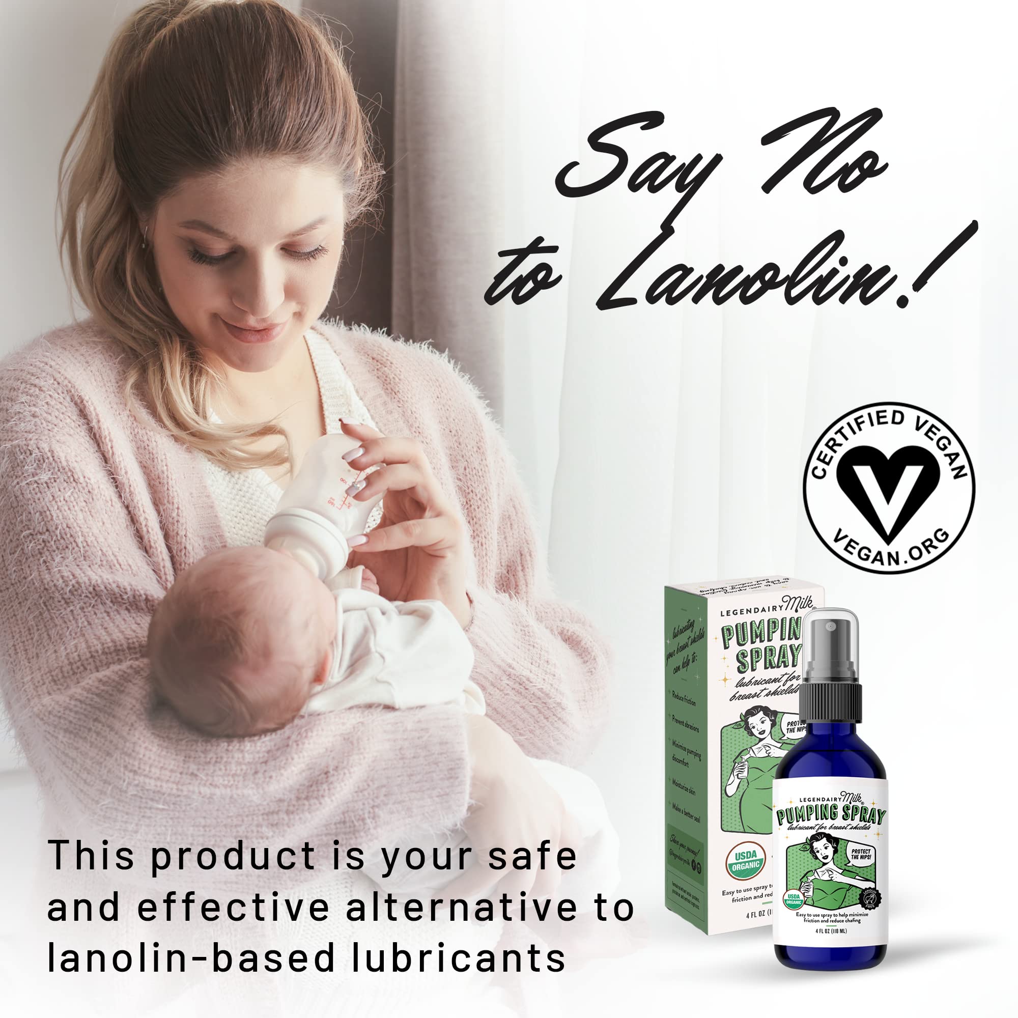 Legendairy Milk etiqueta orgánica certificada que inspira confianza