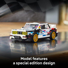 LEGO BMW detalle del alerón trasero, realismo y estabilidad de diseño