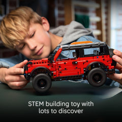 LEGO Ford Bronco rueda de repuesto trasera que controla la dirección funcional