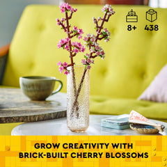 LEGO Cherry Blossoms detalle de capullos rosa y blanco realzando personalización