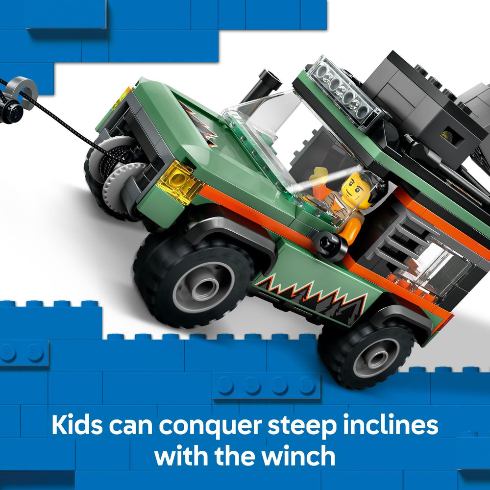 LEGO minifigura y accesorios que fomentan historias de exploración
