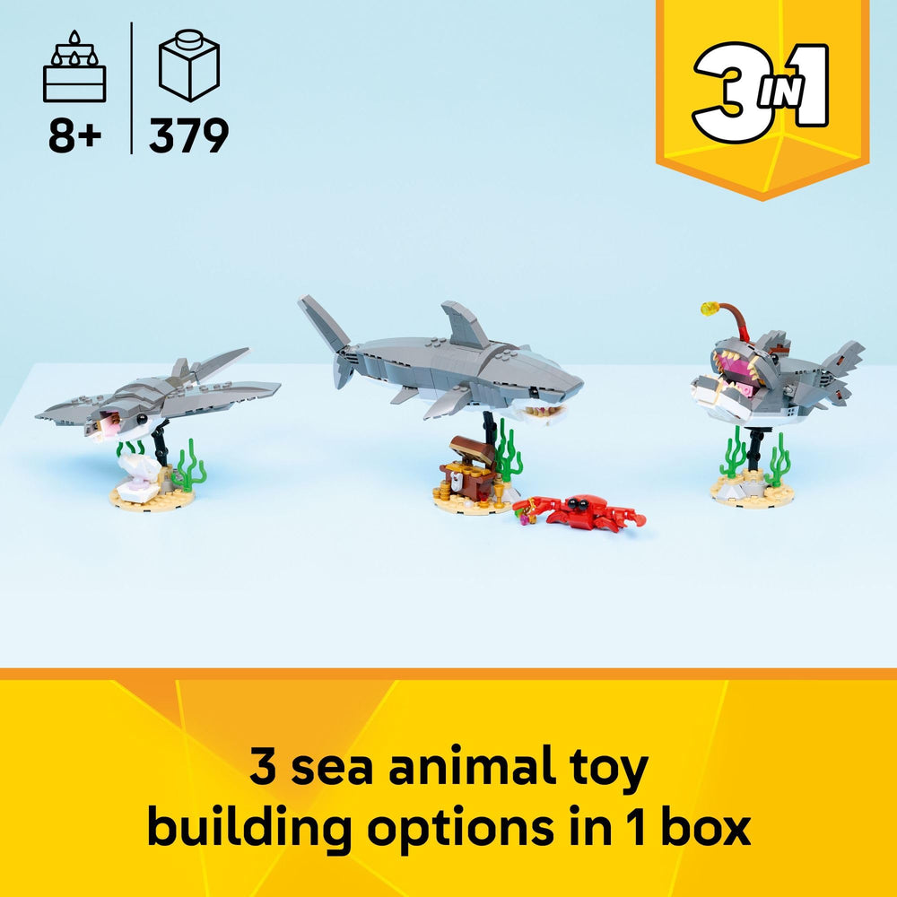 LEGO cofre detalle con cangrejo y accesorios que fomentan el juego imaginativo