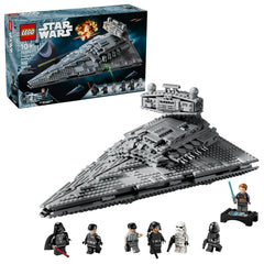LEGO Destructor Imperial vista frontal mostrando diseño detallado y realismo