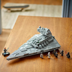 LEGO Destructor Imperial minifiguras incluidas, Darth Vader y Cal Kestis para recrear escenas