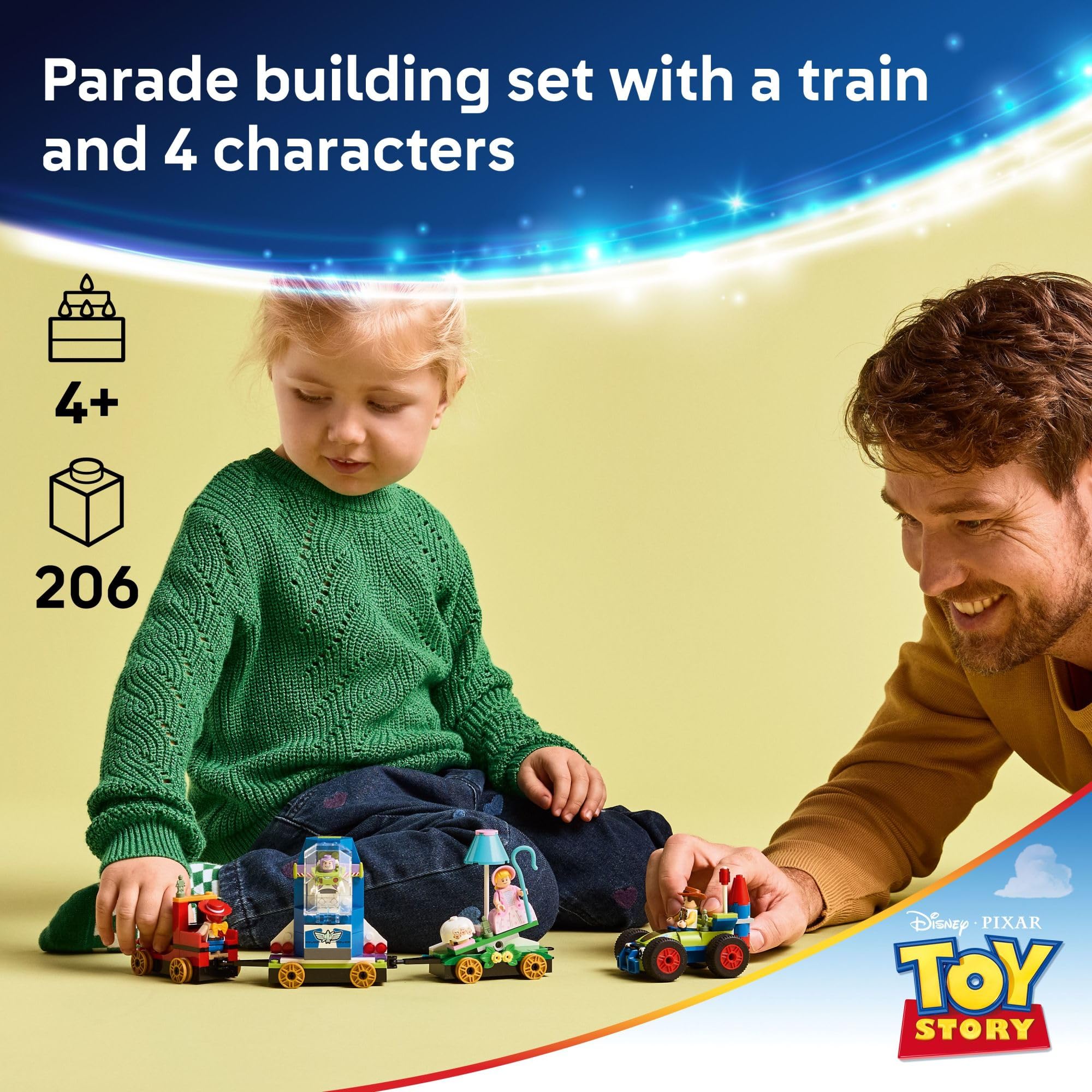 LEGO detalle del balancín en la plataforma con movimiento para juego sensorial