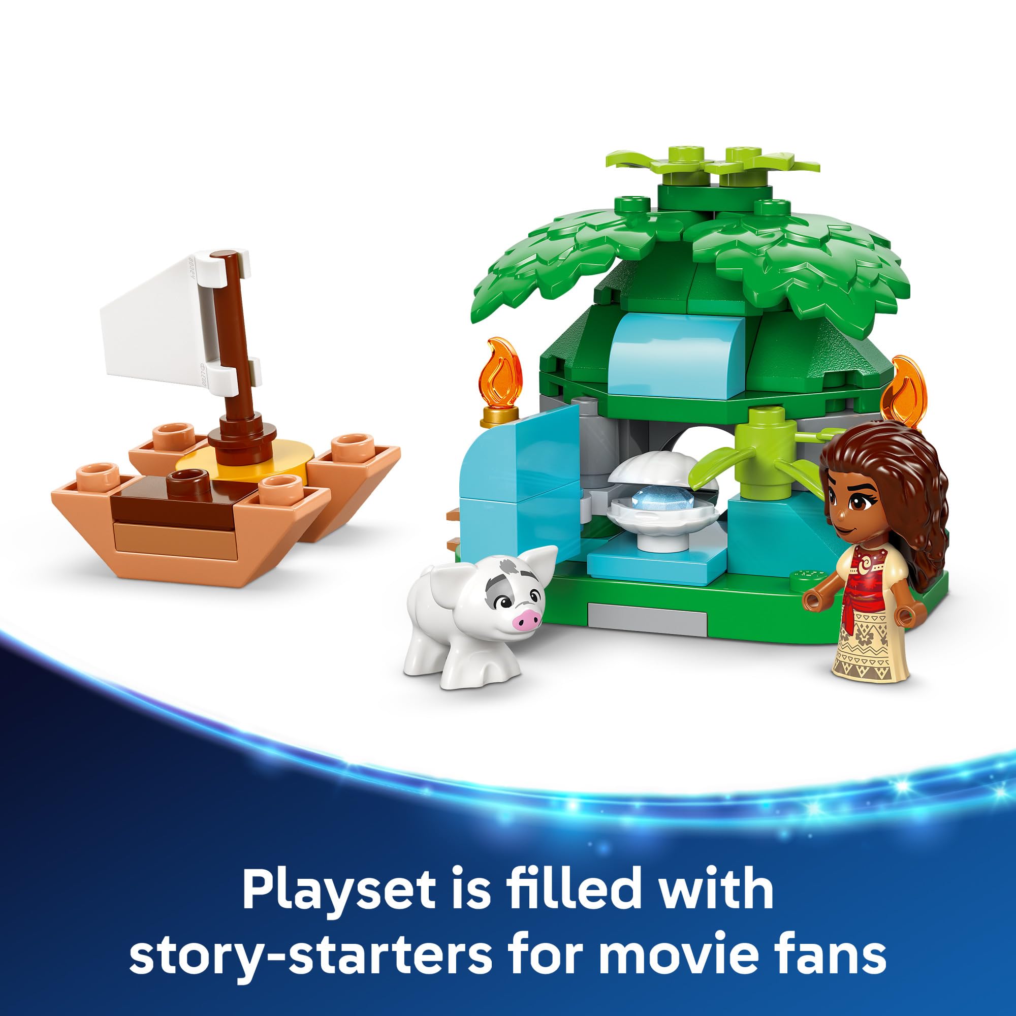 LEGO Moana, Simea y Pua juntos, fomentan el juego de roles y la imaginación