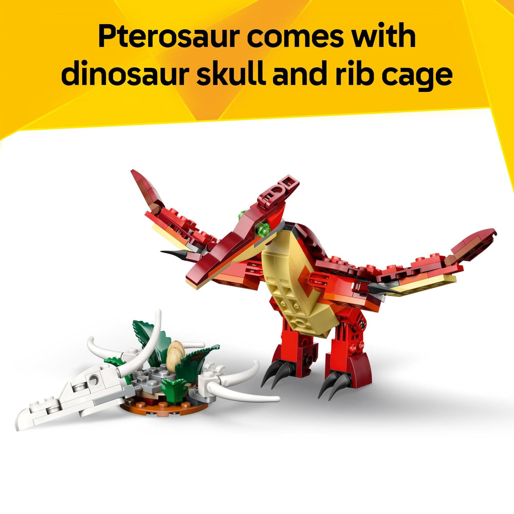 LEGO Fierce Dinosaur pterosaur con alas abiertas para imaginar vuelo