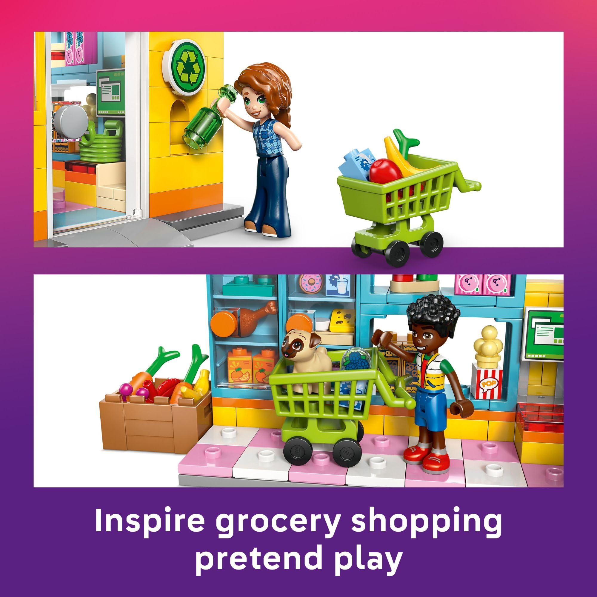 LEGO Friends conjunto de accesorios de comida que aumenta la creatividad