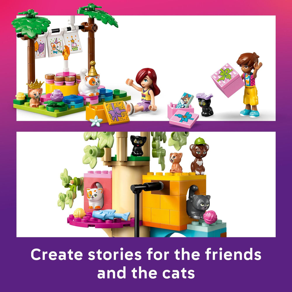 LEGO Friends mesa giratoria y piñata en forma de pez para juego interactivo con mascotas