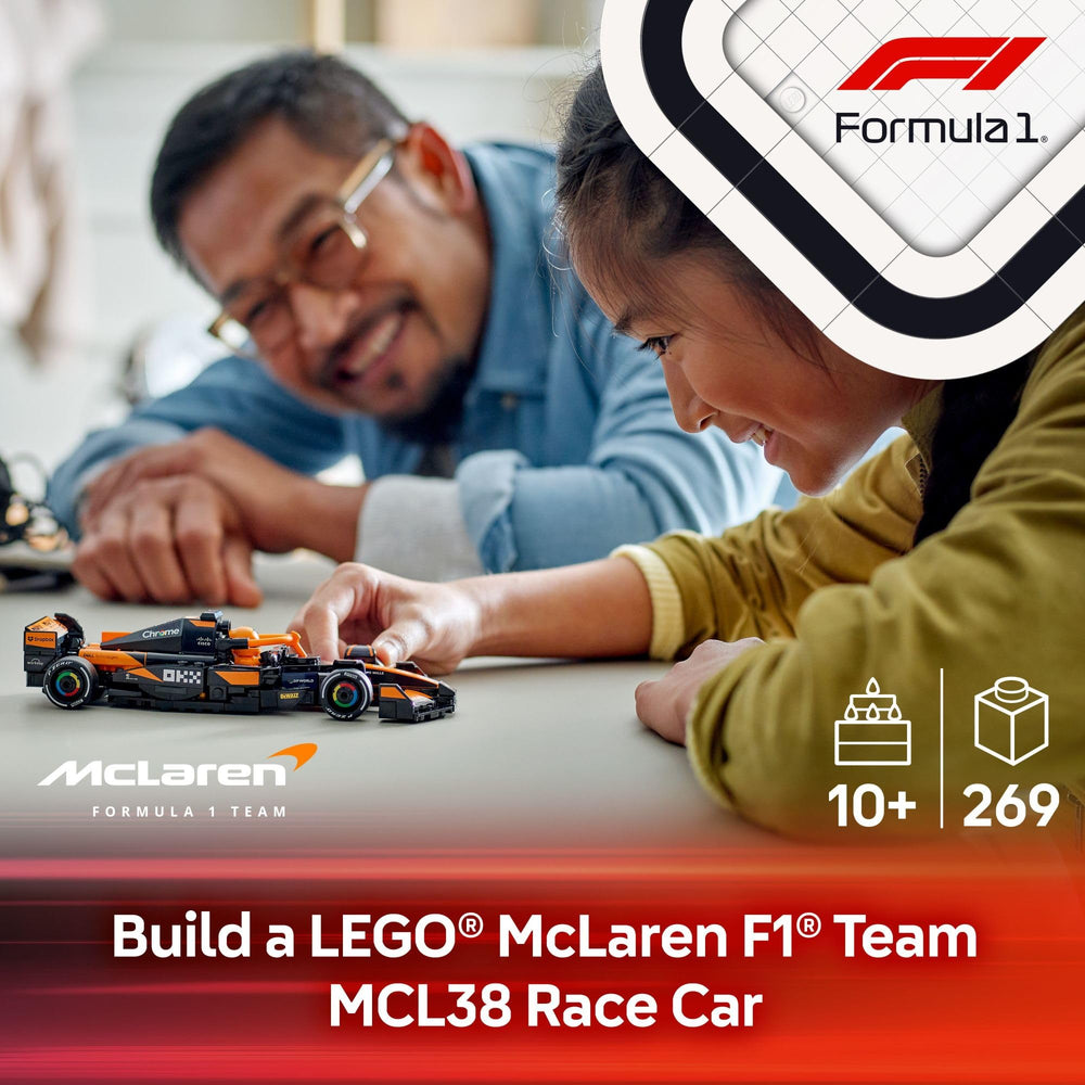 LEGO McLaren detalle del cockpit con halo abatible para juego realista