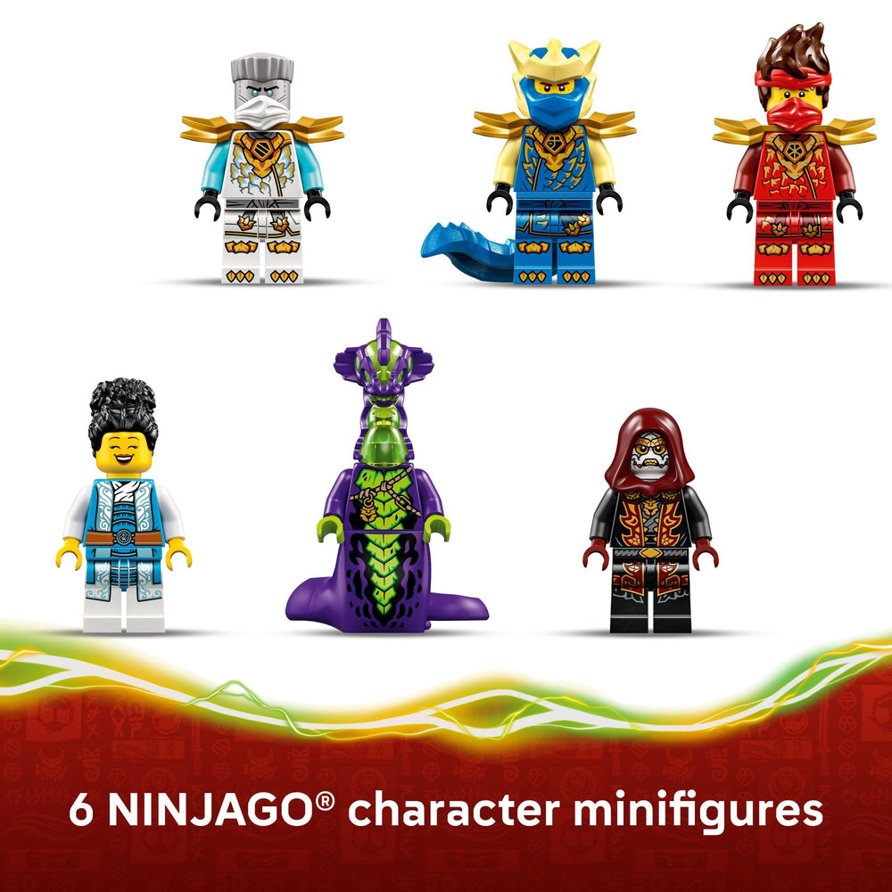 LEGO NINJAGO conjunto de seis minifiguras listos para escenas de batalla