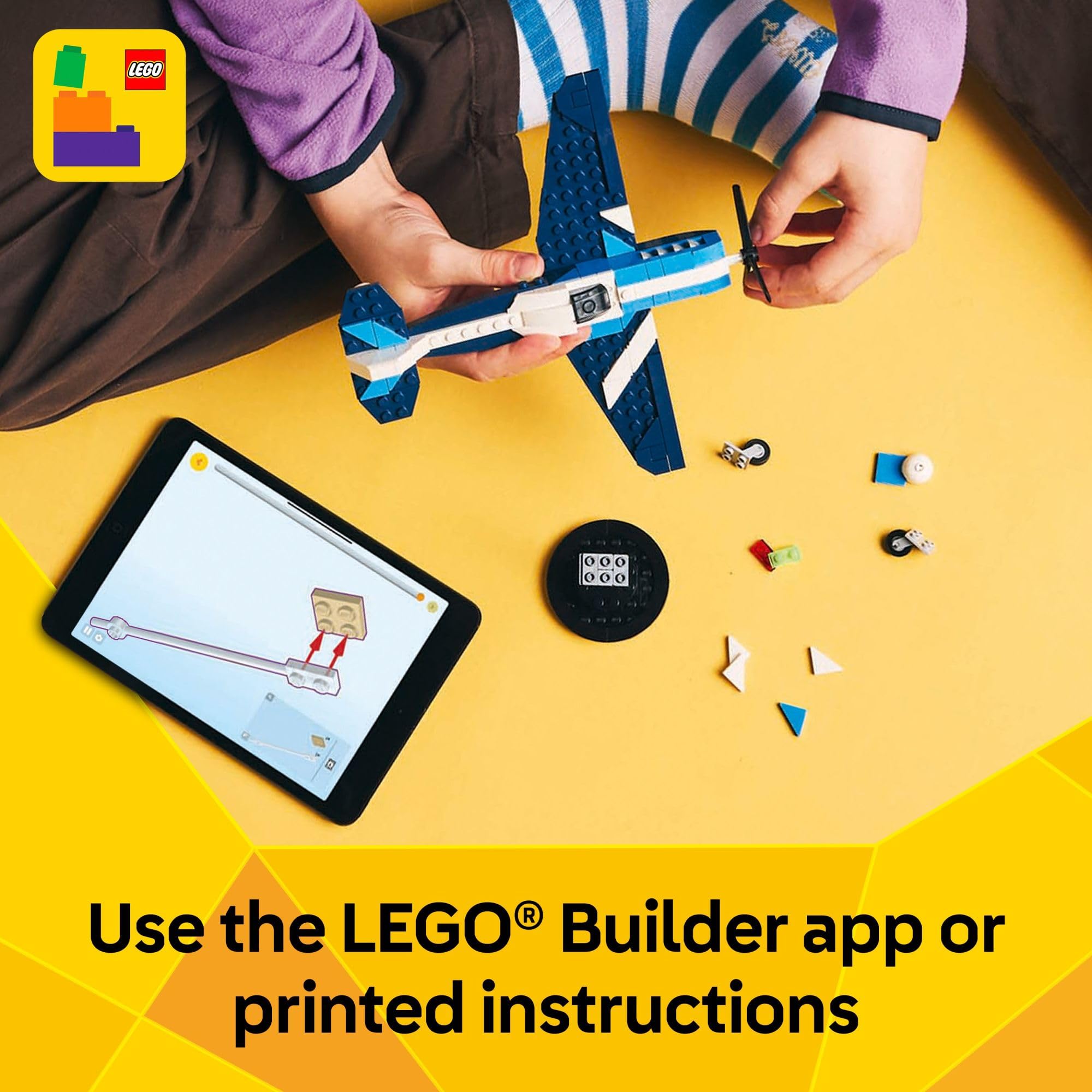 LEGO primer plano de piezas que destaca textura y encaje seguro